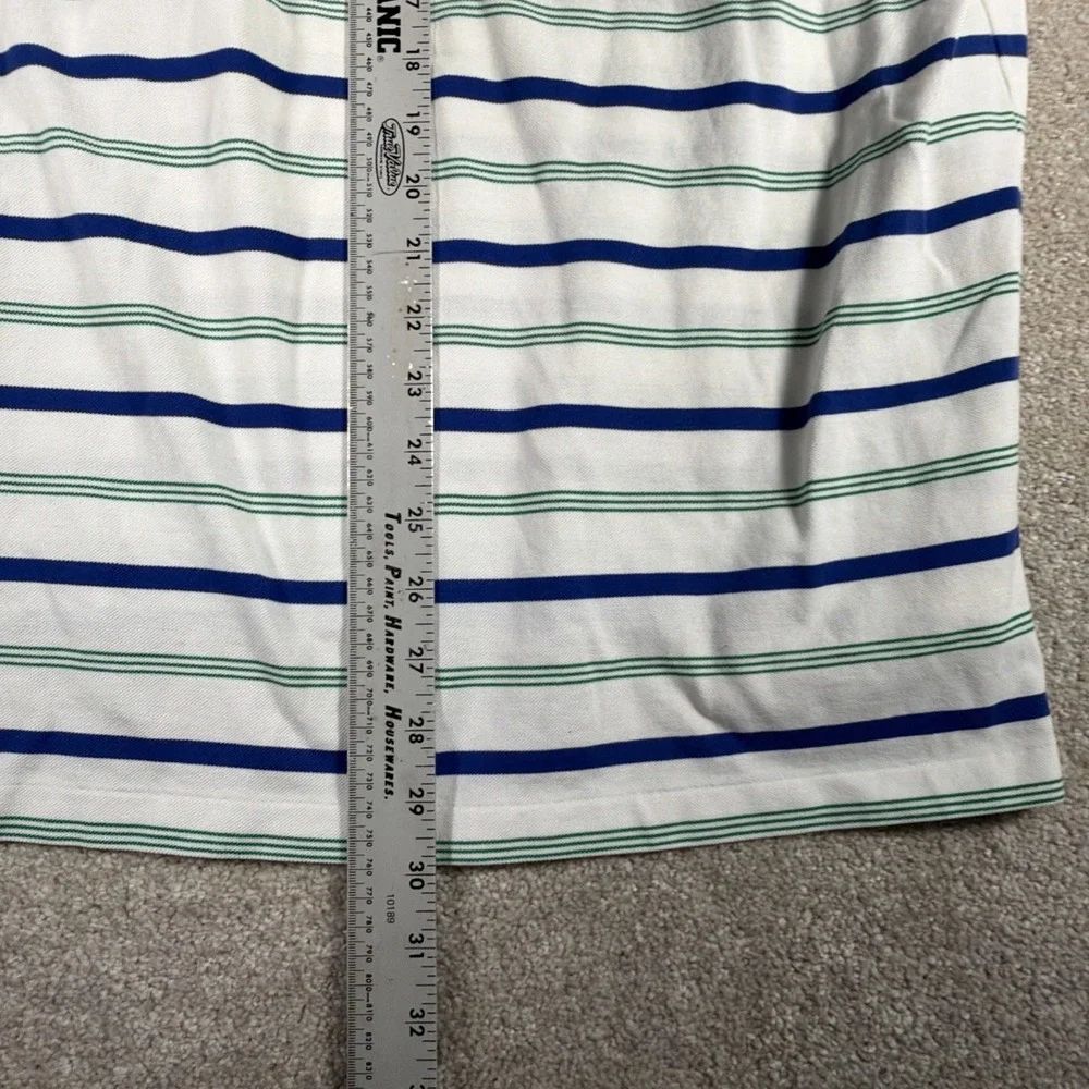 Polo Ralph Lauren Mens Short Sleeve Polo Shirt Large‎ Striped Pima Cotton Golf